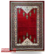 فرش سنتی قرمز طرح سرواز