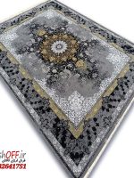 فرش مشکی طوسی
