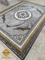 فرش جدید طوسی طلایی
