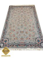 فرش گل افشان طوسی