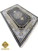 فرش مدرن دودی طلایی