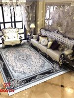 فرش طلاکوب فیلی طرح تندیس 700 شانه