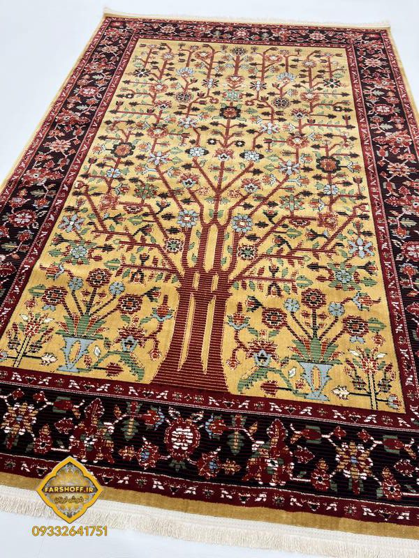طرح فرش درختی