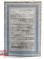 قالیچه آبی طوسی