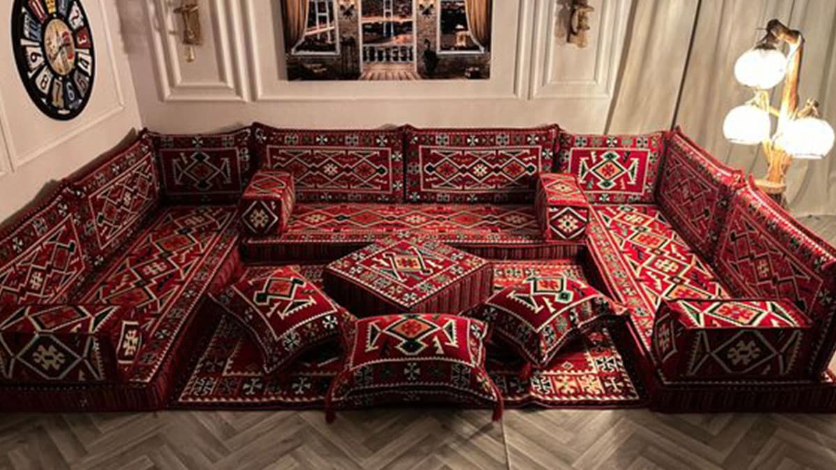 پشتی فرش ماشینی