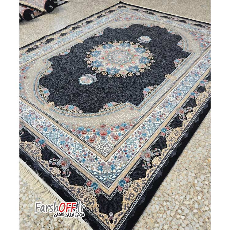 فرش سرمه ای 700 شانه