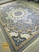 فرش 700 شانه طوسی طلایی