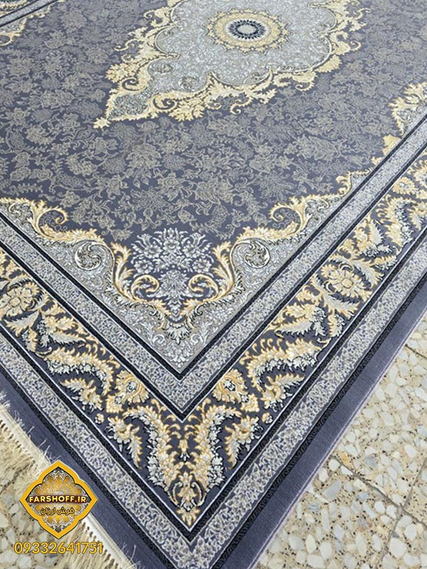 فرش دودی طلایی